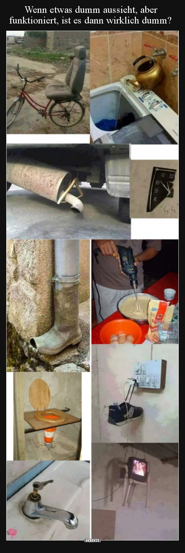 Wenn etwas dumm aussieht, aber funktioniert, ist es dann..