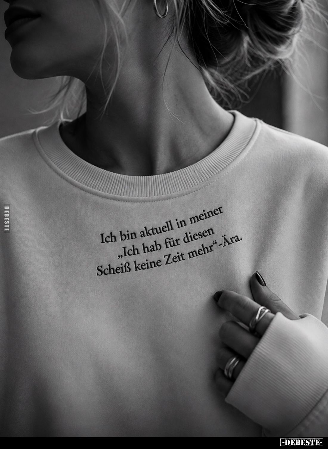 Ich bin aktuell in meiner „Ich hab für diesen Scheiß keine Zeit mehr"-Ära.