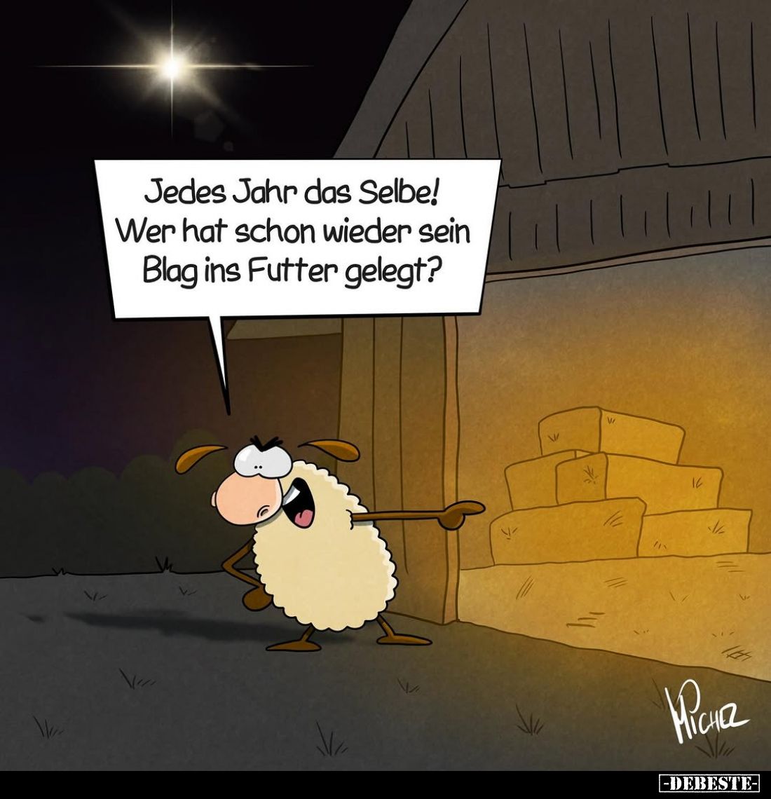 Jedes Jahr das Selbe! Wer hat schon wieder sein Blag ins Futter gelegt?