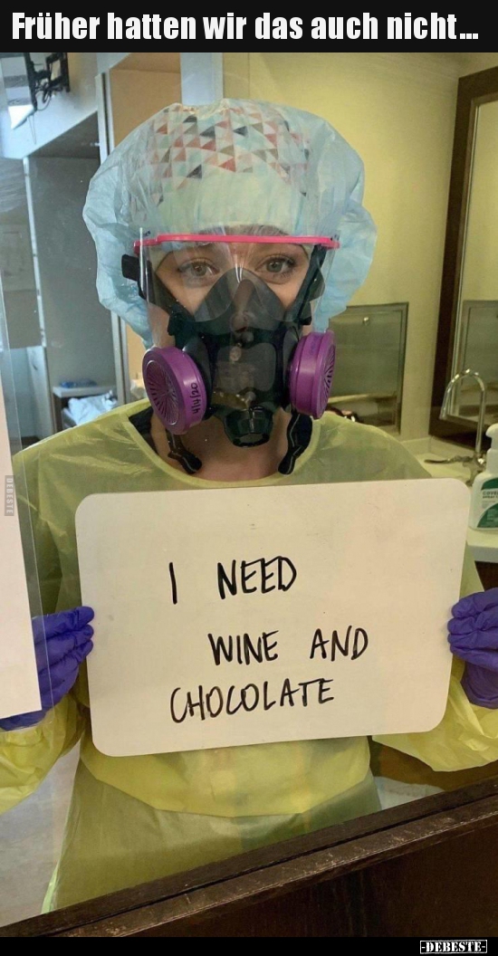 Früher hatten wir das auch nicht...