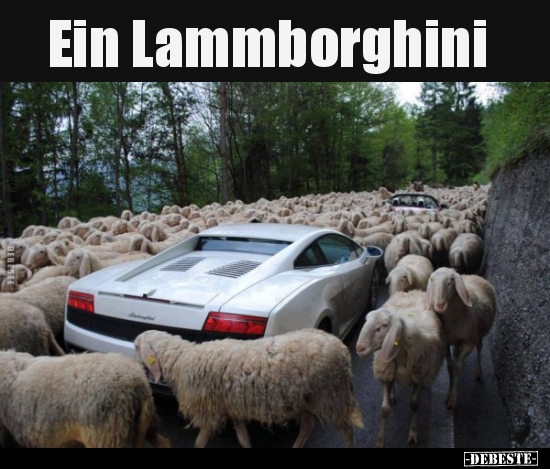 Ein Lammborghini..
