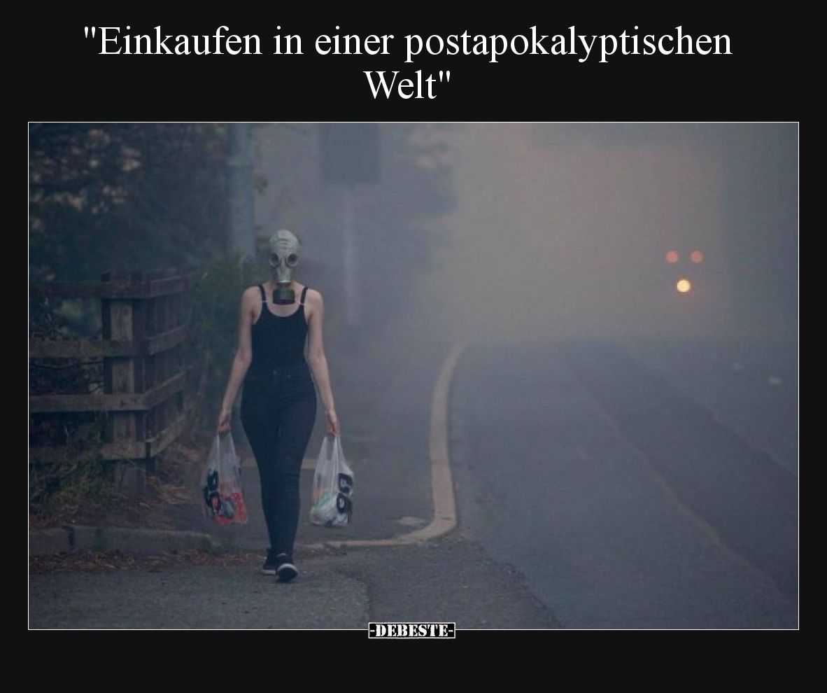 Einkaufen in einer postapokalyptischen Welt