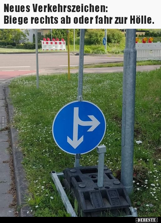 Neues Verkehrszeichen.. - Lustige Bilder | DEBESTE.de
