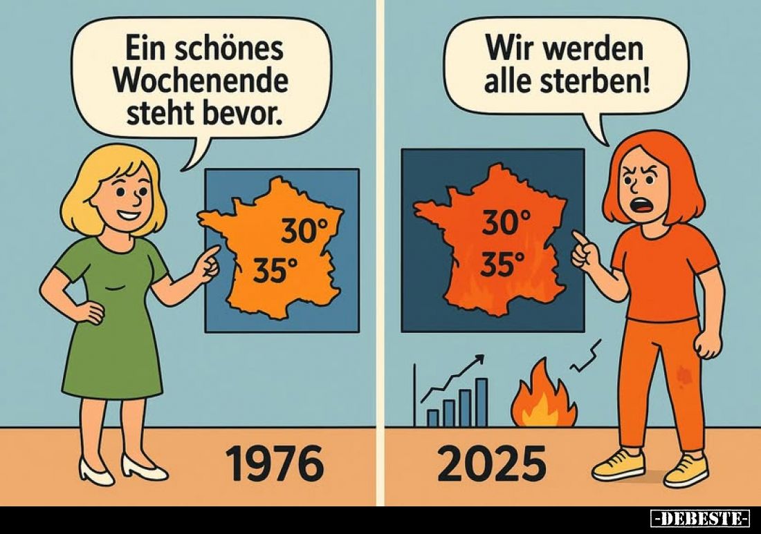 Ein schönes Wochenende steht bevor. -
Wir werden alle sterben!
