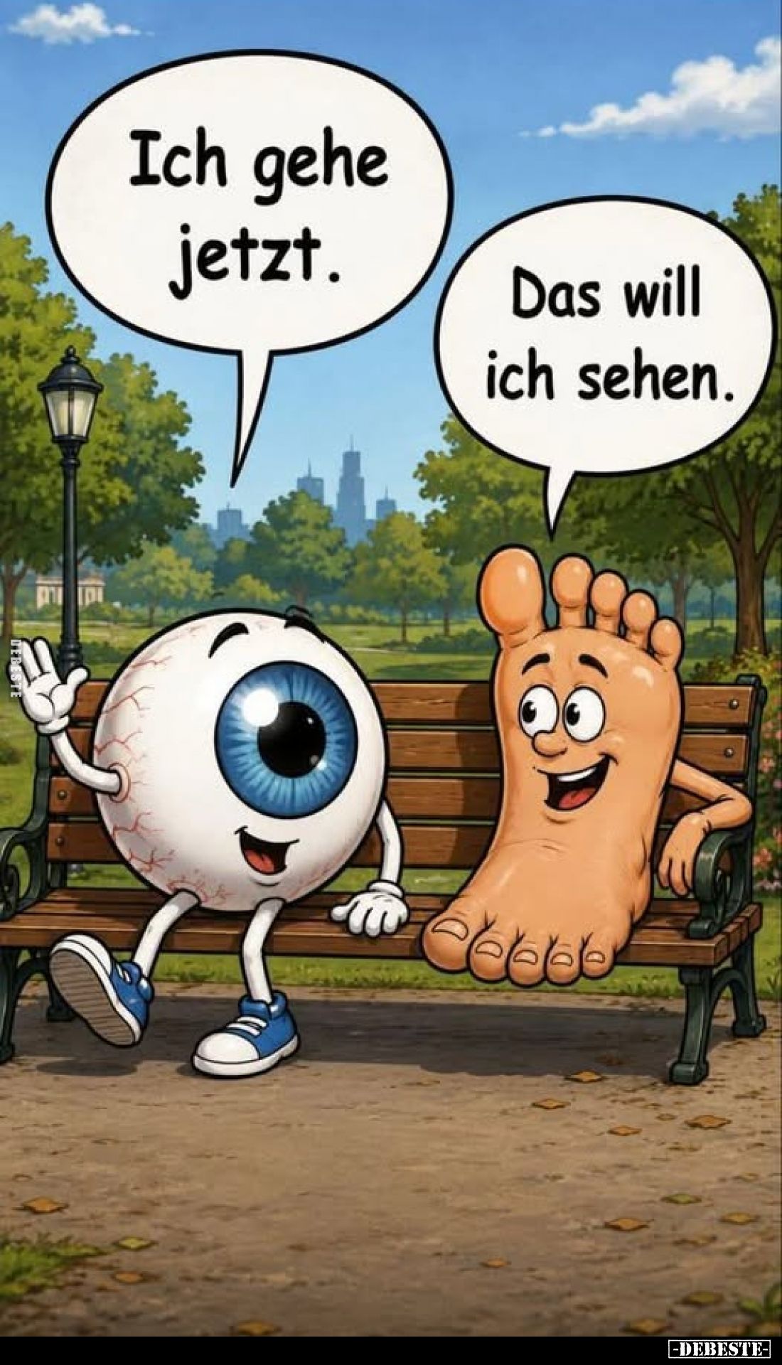 Ich gehe jetzt.
-
Das will ich sehen.