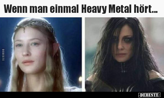 Wenn man einmal Heavy Metal hört... - Lustige Bilder | DEBESTE.de