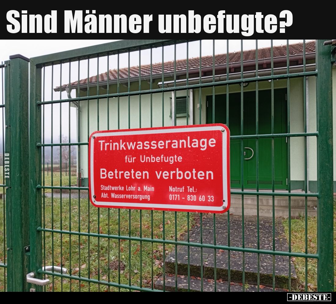 Sind Männer unbefugte?