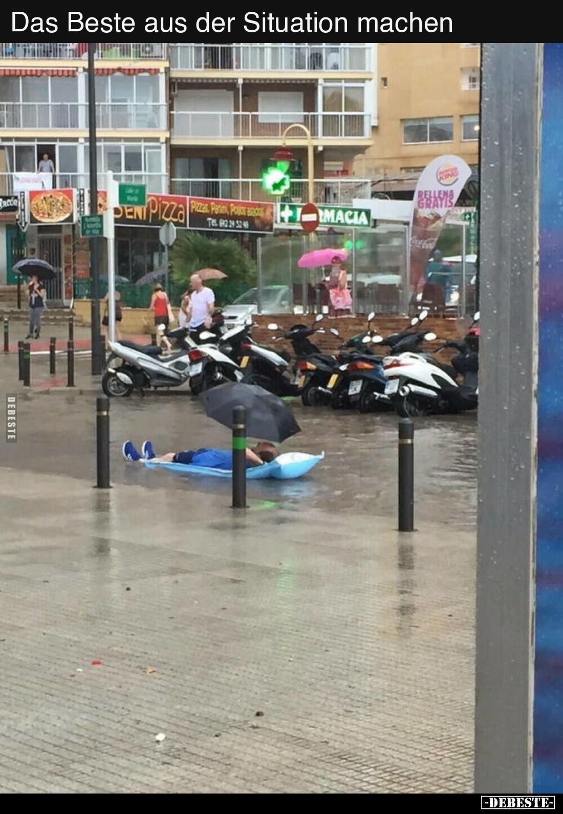 Das Beste aus der Situation machen..