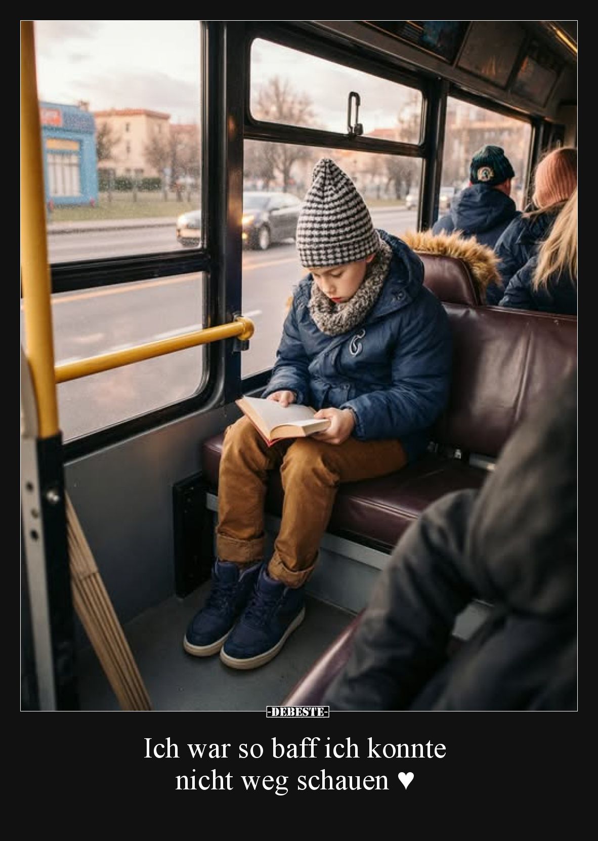 Ich war so baff ich konnte nicht weg schauen.