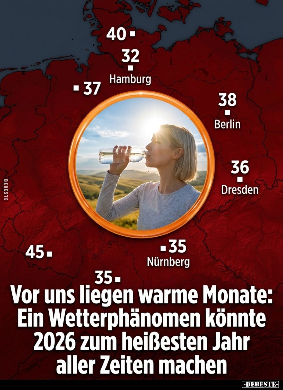 Vor uns liegen warme Monate:
Ein Wetterphänomen könnte 2026 zum heißesten Jahr aller Zeiten machen.