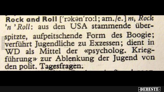 Rock'n'Roll erklärt in der DDR.. - Lustige Bilder | DEBESTE.de