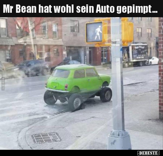 Mr Bean hat wohl sein Auto gepimpt... - Lustige Bilder | DEBESTE.de