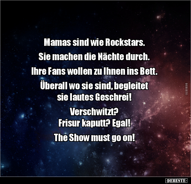 Mamas sind wie Rockstars.. - Lustige Bilder | DEBESTE.de