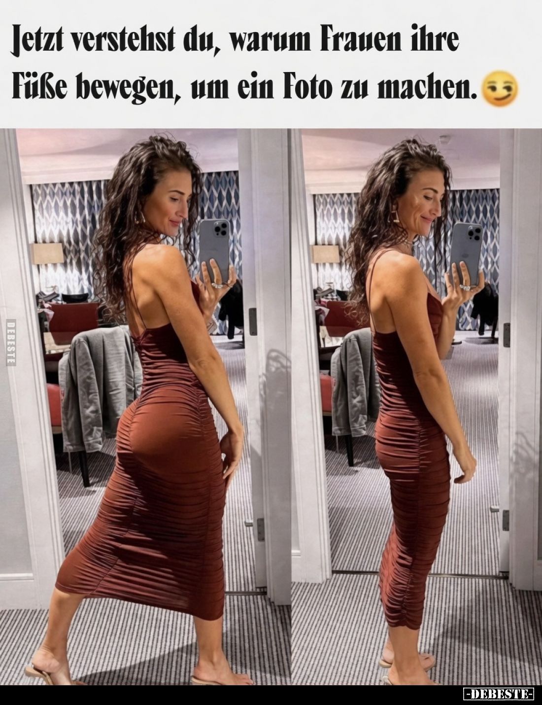 Jetzt verstehst du, warum Frauen ihre Füße bewegen, um ein.. - Lustige Bilder | DEBESTE.de