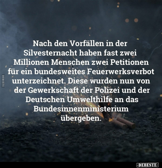 Nach den Vorfällen in der Silvesternacht.. - Lustige Bilder | DEBESTE.de