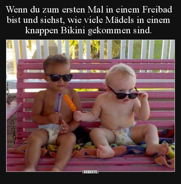 Wenn du zum ersten Mal in einem Freibad bist und siehst.. - Lustige Bilder | DEBESTE.de