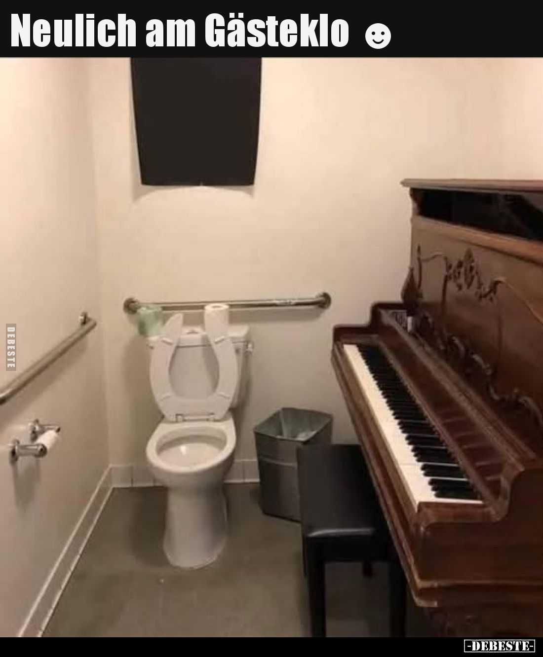 Neulich am Gästeklo.