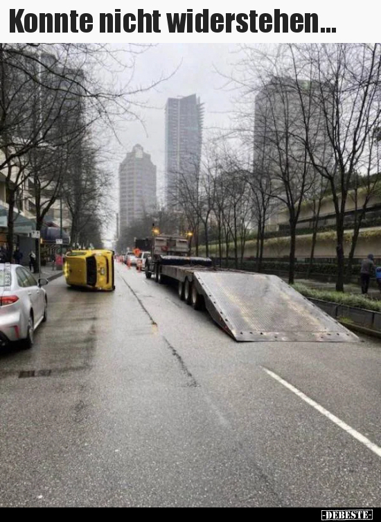 Konnte nicht widerstehen...