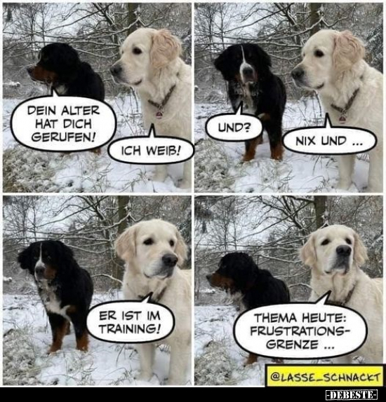 Dein Alter hat dich gerufen!..