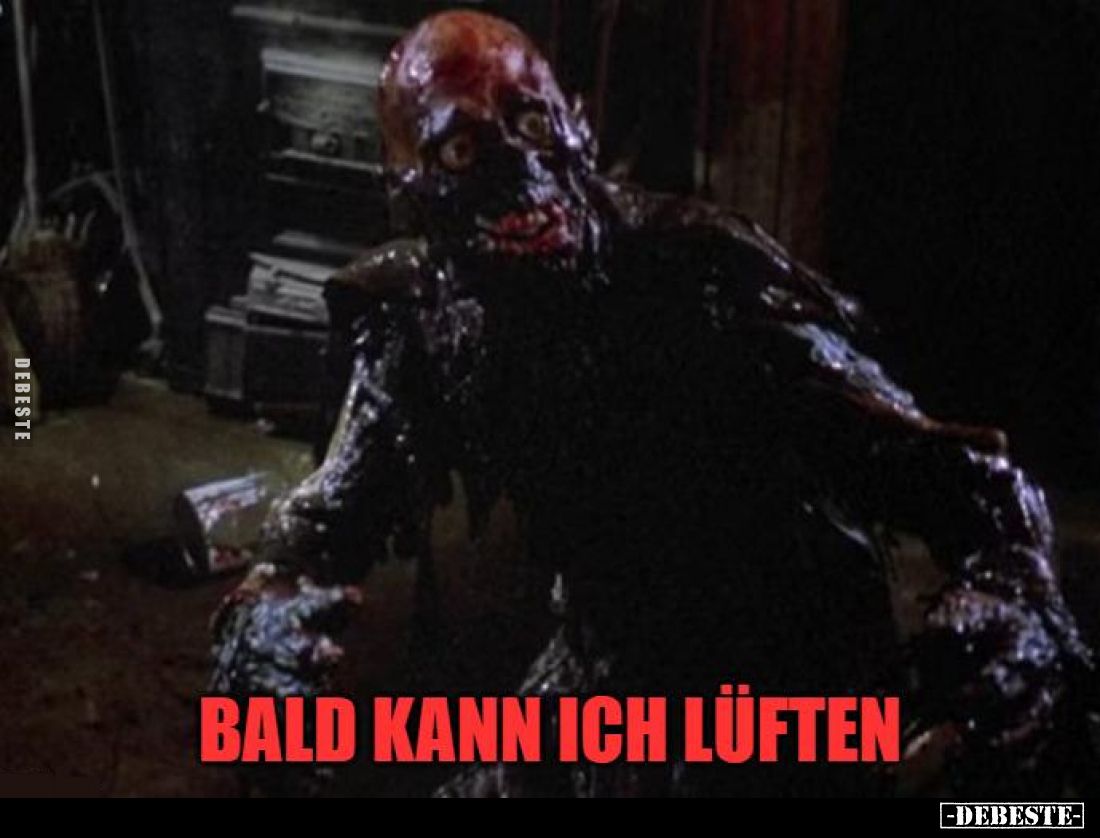 Bald kann ich lüften.
