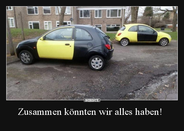 Zusammen könnten wir alles haben!..