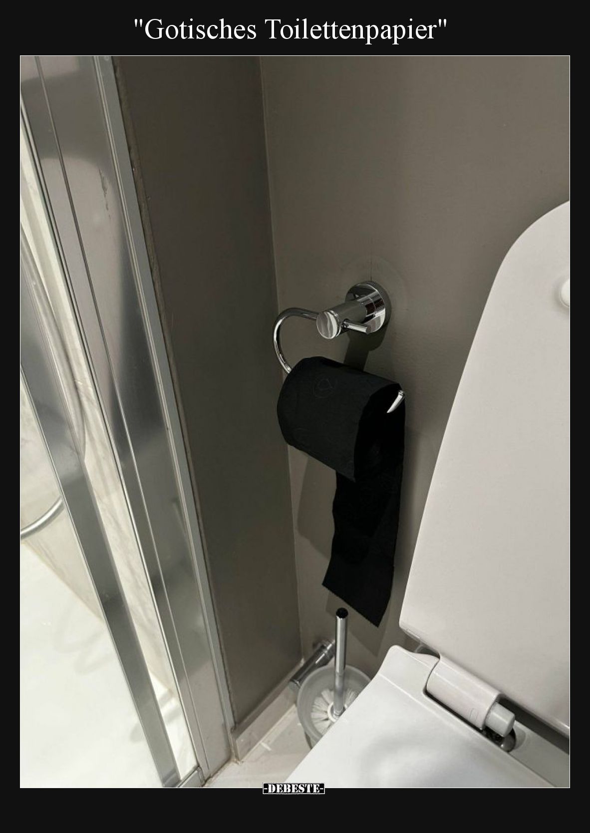 Gotisches Toilettenpapier