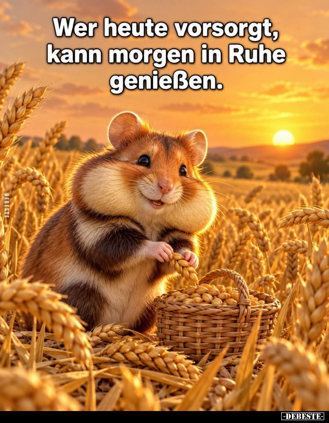 Wer heute vorsorgt, kann morgen in Ruhe genießen.
