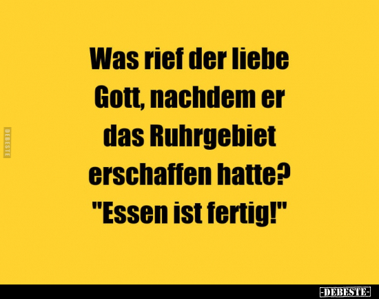 Was rief der liebe Gott.. - Lustige Bilder | DEBESTE.de