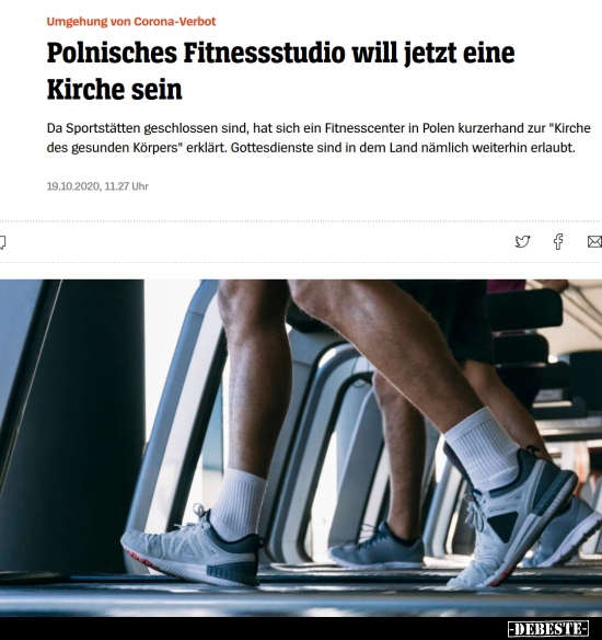 Polnisches Fitnessstudio will jetzt eine Kirche.. - Lustige Bilder | DEBESTE.de