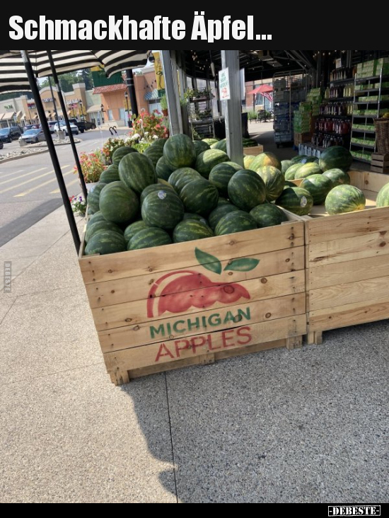 Schmackhafte Äpfel...