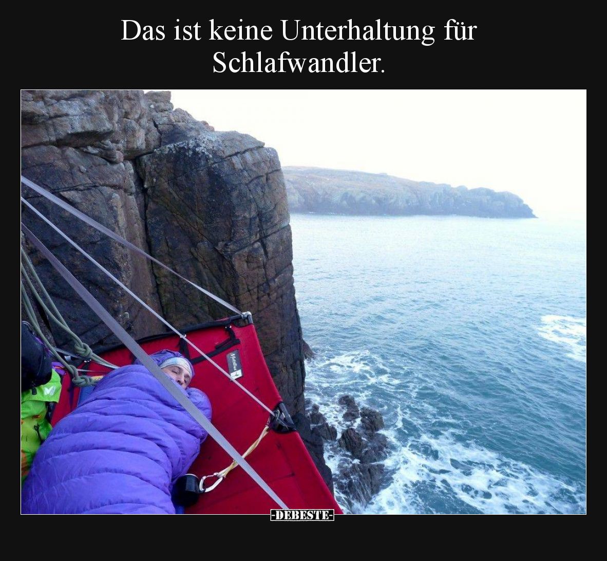 Das ist keine Unterhaltung für Schlafwandler.