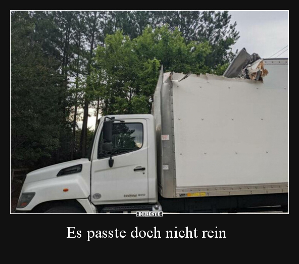 Es passte doch nicht rein.. - Lustige Bilder | DEBESTE.de