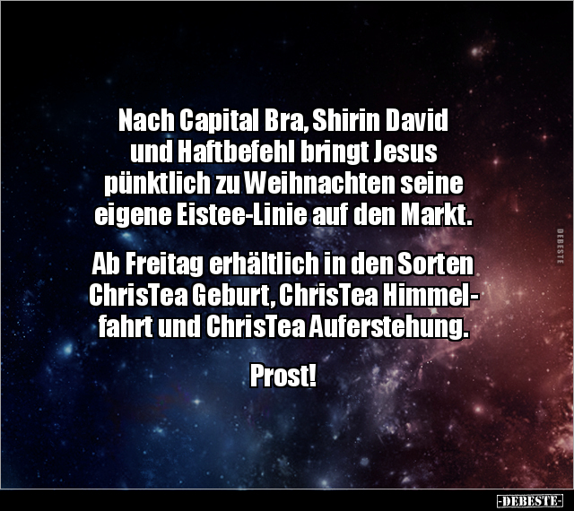 Nach Capital Bra, Shirin David und Haftbefehl bringt Jesus.. - Lustige Bilder | DEBESTE.de