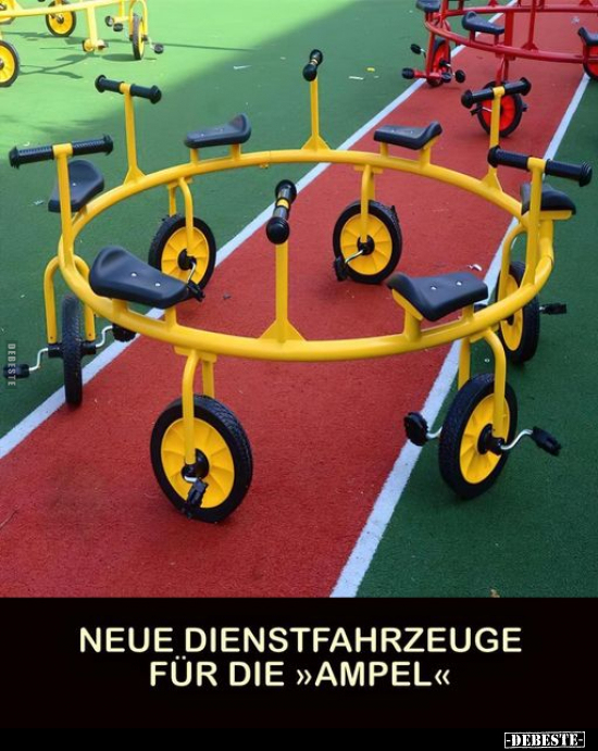 Neue Dienstfahrzeuge für die »Ampel«. - Lustige Bilder | DEBESTE.de