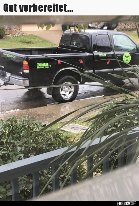 Gut vorbereitet...