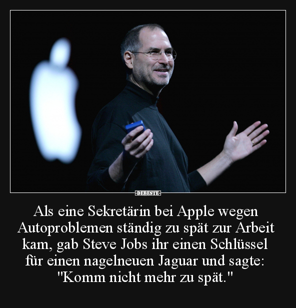 Als eine Sekretärin bei Apple wegen Autoproblemen.. - Lustige Bilder | DEBESTE.de