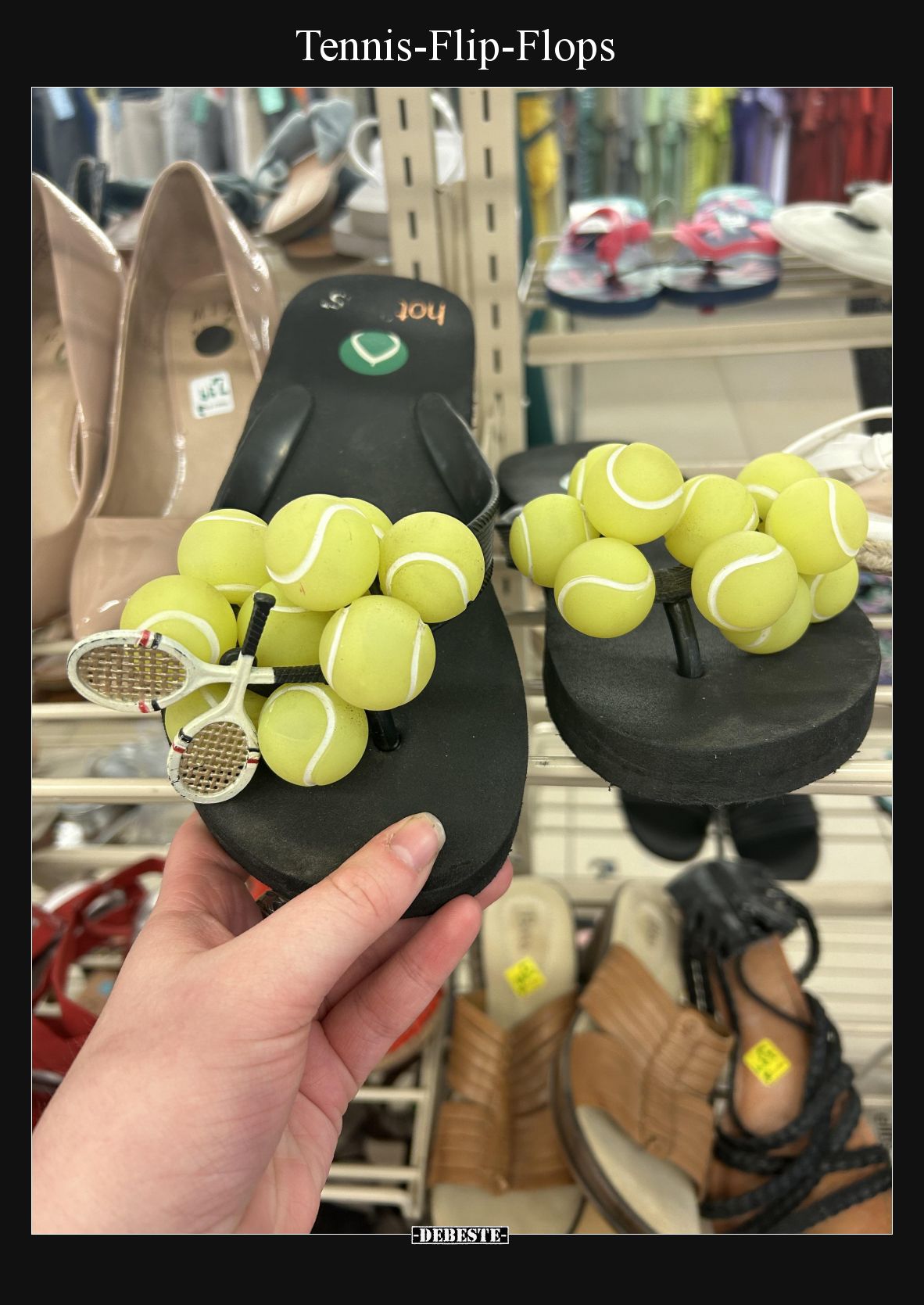 Tennis-Flip-Flops.. - Lustige Bilder | DEBESTE.de