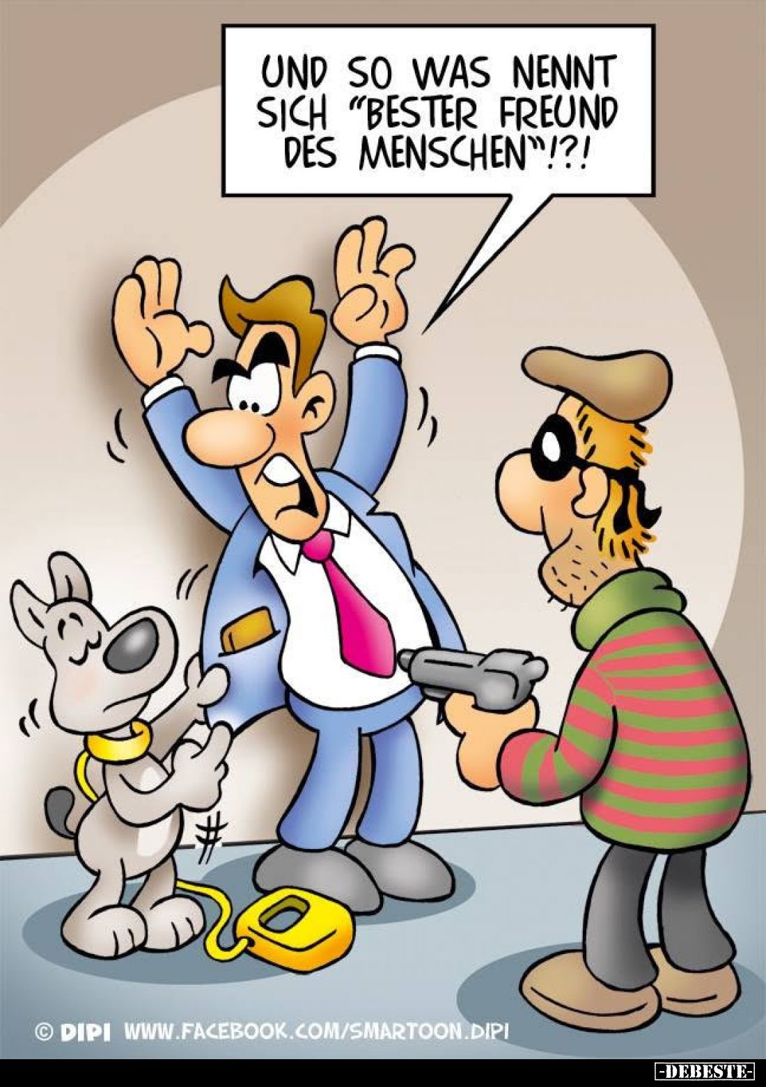 Und so was nennt sich "bester Freund des Menschen"?!?