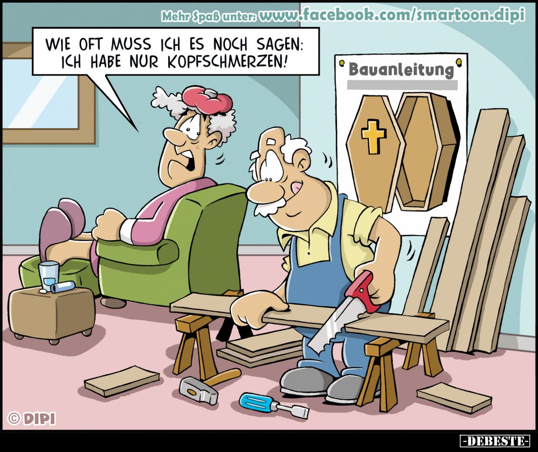 Wie oft muss ich es noch sagen: ich habe nur Kopfschmerzen!