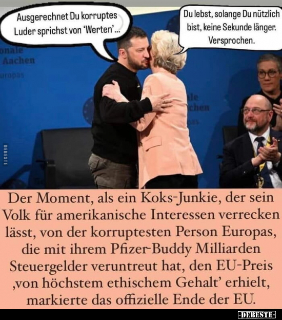 Ausgerechnet Du korruptes Luder sprichst von.. - Lustige Bilder | DEBESTE.de