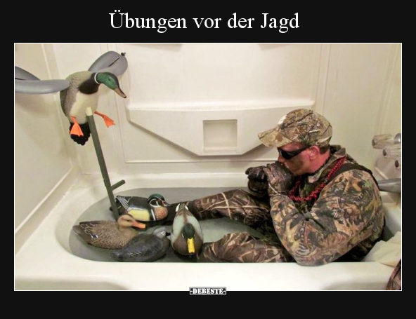 Übungen vor der Jagd.. - Lustige Bilder | DEBESTE.de