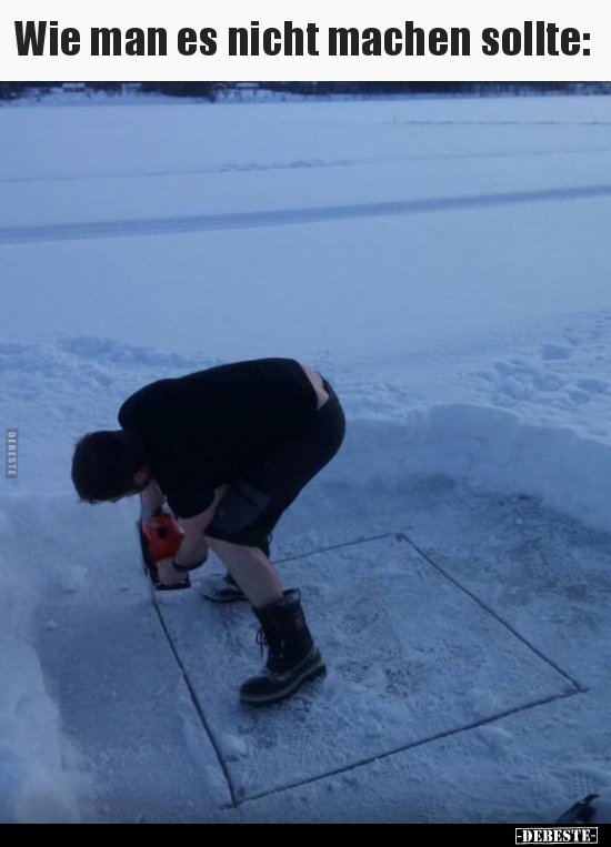 Wie man es nicht machen sollte..