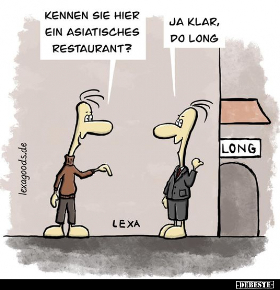 Kennen Sie hier ein asiatisches Restaurant?.. - Lustige Bilder | DEBESTE.de