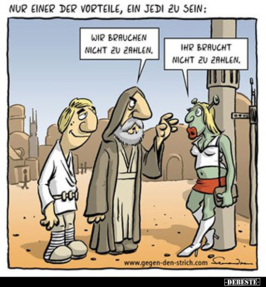 Nur einer der Vorteile, ein Jedi zu sein.. - Lustige Bilder | DEBESTE.de