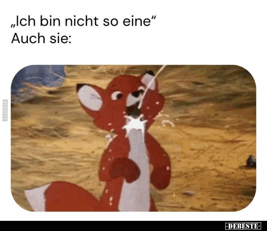 "Ich bin nicht so eine".. - Lustige Bilder | DEBESTE.de