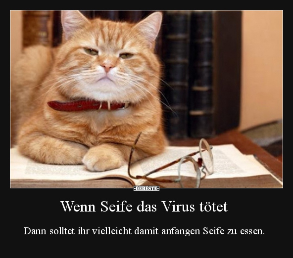 Wenn Seife das Virus tötet.. - Lustige Bilder | DEBESTE.de