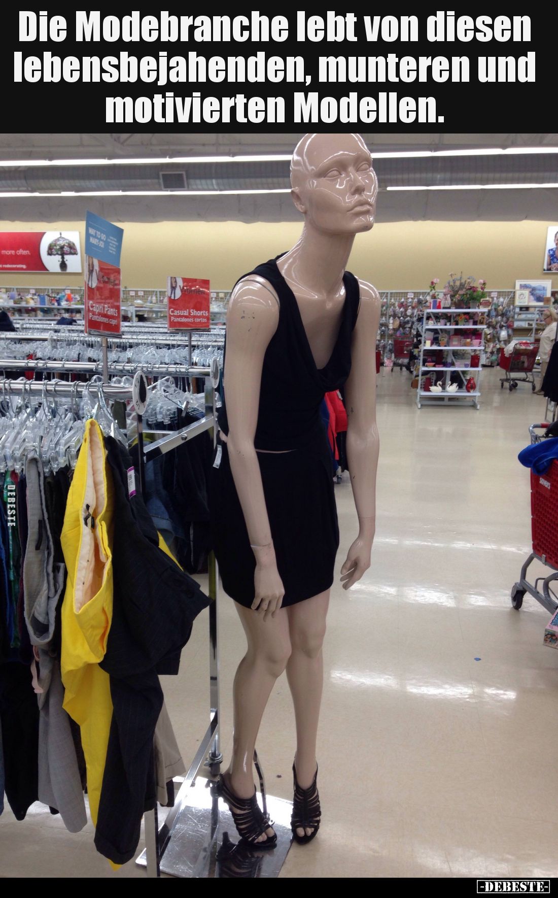 Die Modebranche lebt von diesen lebensbejahenden... - Lustige Bilder | DEBESTE.de
