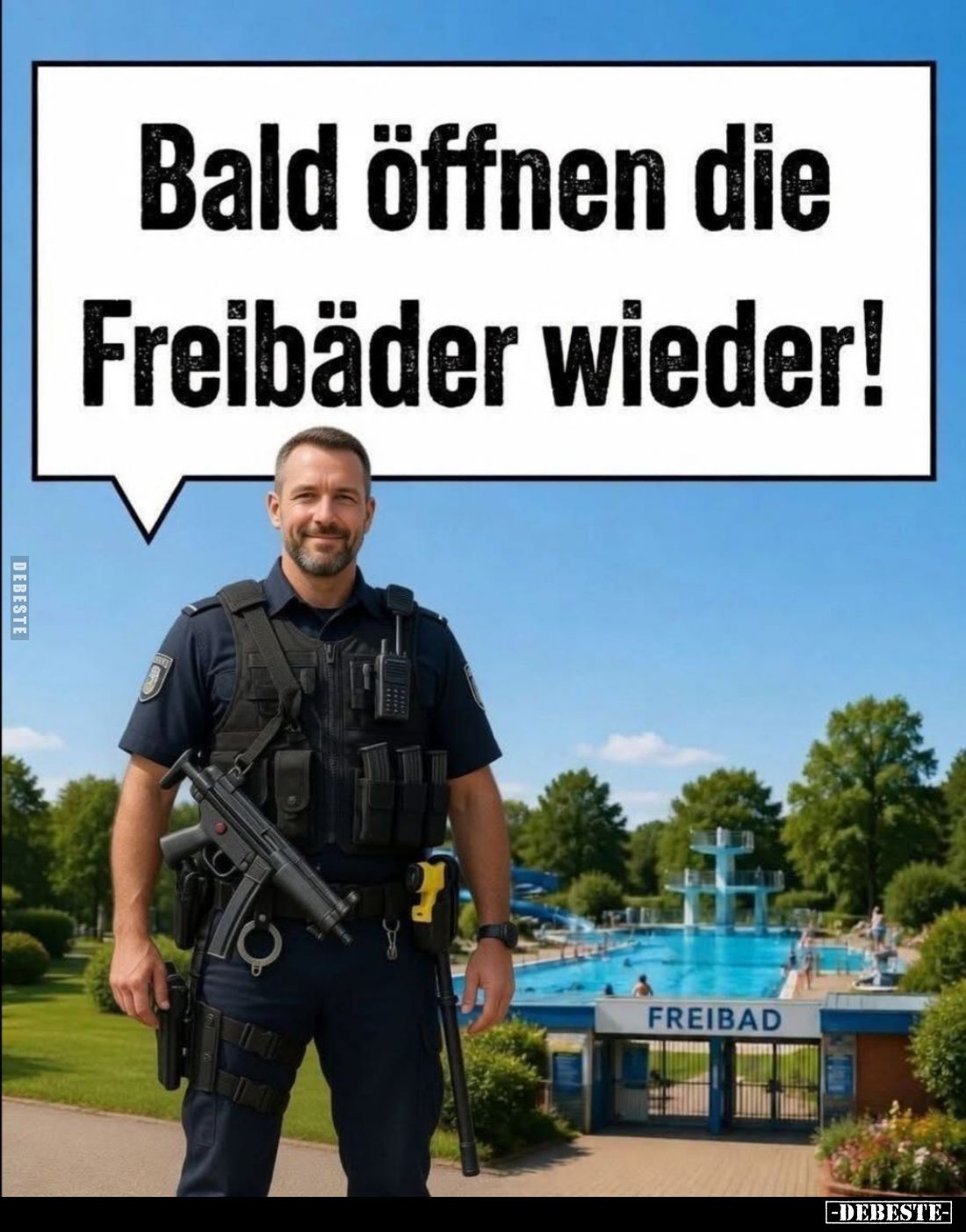 Bald öffnen die Freibäder wieder!