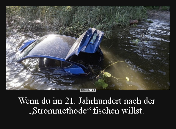 Wenn du im 21. Jahrhundert nach der "Strommethode" fischen.. - Lustige Bilder | DEBESTE.de