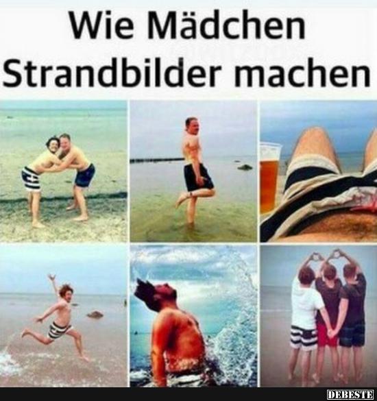 Wie Mädchen Strandbilder machen.. - Lustige Bilder | DEBESTE.de